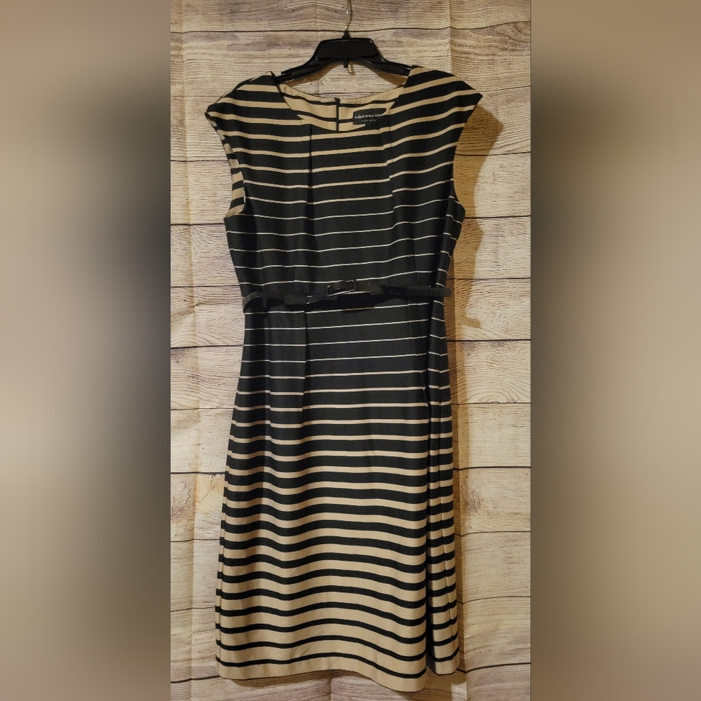 Black and tan dress